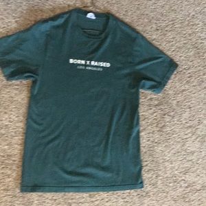 Born and raised t-shirt